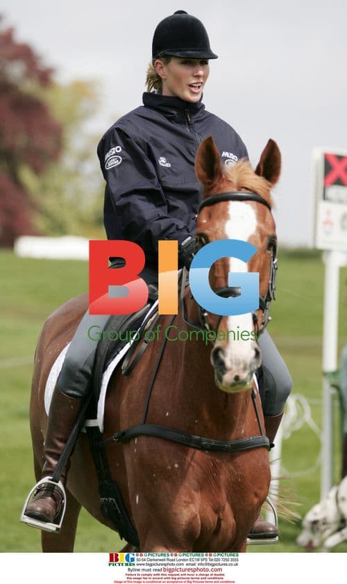 Zara Phillips at Badminton Horse Trials