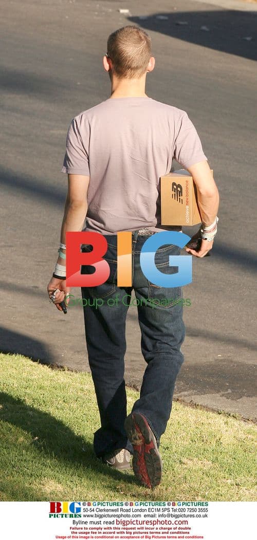 Dominic Monaghan Spotted with Concert Bracelets