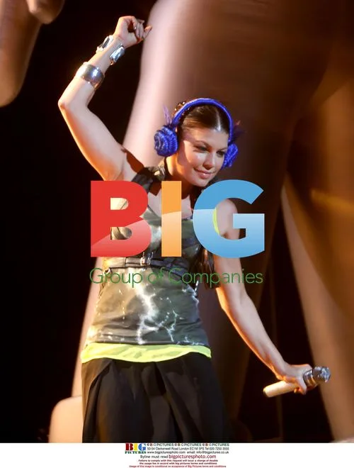 Fergie of Black Eyed Peas performs in concert