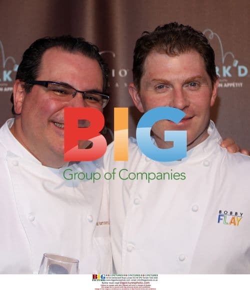 Chef Bobby Flay arrives at Grand Tasting in Las Vegas