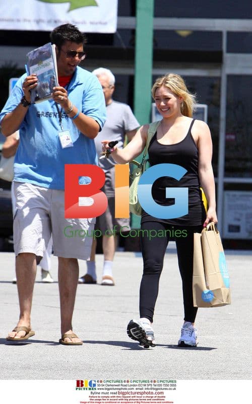 Hilary Duff After Training Session