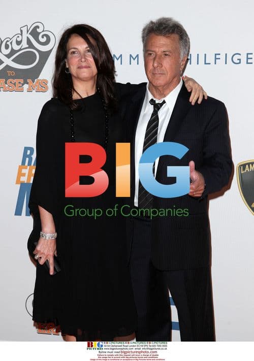 DUSTIN HOFFMAN & wife LISA at Race To Erase MS Gala