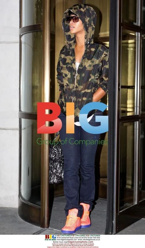 Rihanna Leaves Hotel in NYC