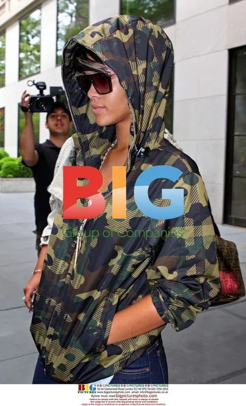 Rihanna leaves hotel in NYC