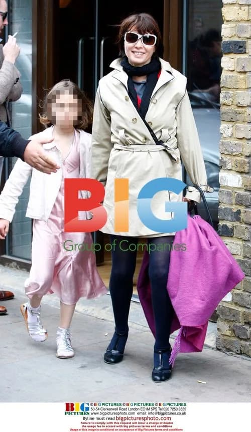 Kate Moss and Sadie Frost leaving bowling alley