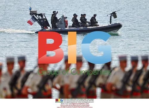 French President Nicolas Sarkozy at Victory Day Ceremony
