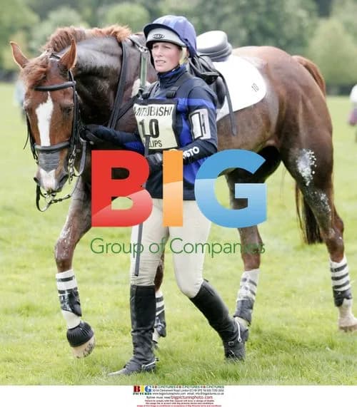 Zara Phillips with ARDFIELD MAGIC STAR at Badminton Horse Trials