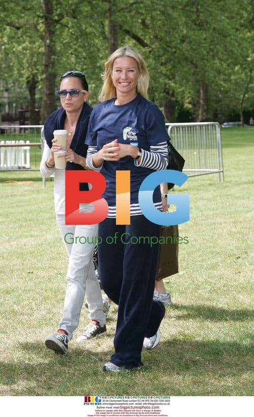 Denise van Outen at Walk for Skin event