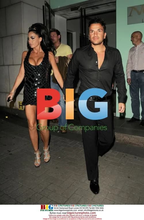 Katie Price and Peter Andre Leave Nobu Bar