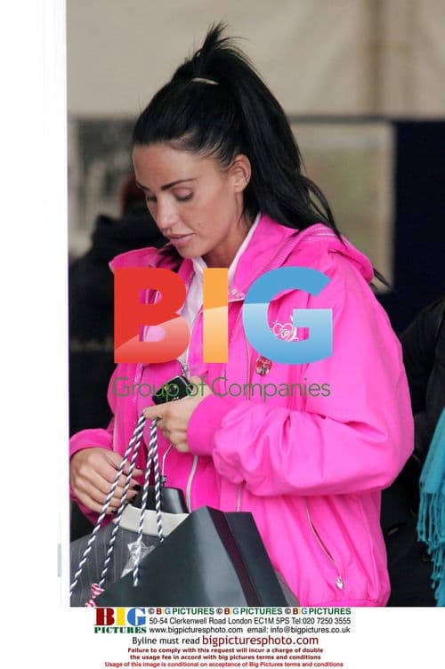 Katie Price at Badminton Horse Trials