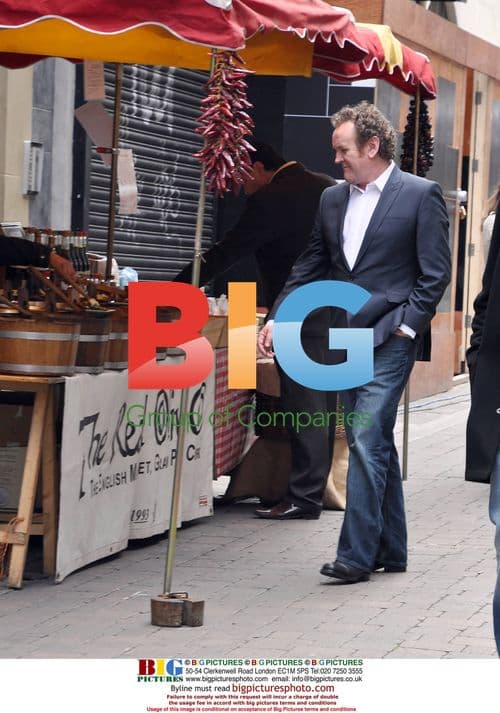 Colm Meaney filming Halifax commercial in Dublin