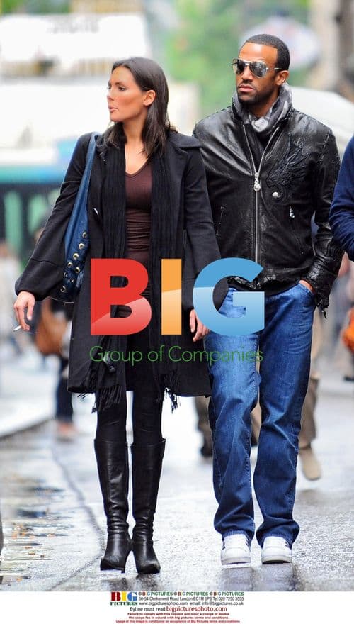 Craig David and girlfriend in Paris