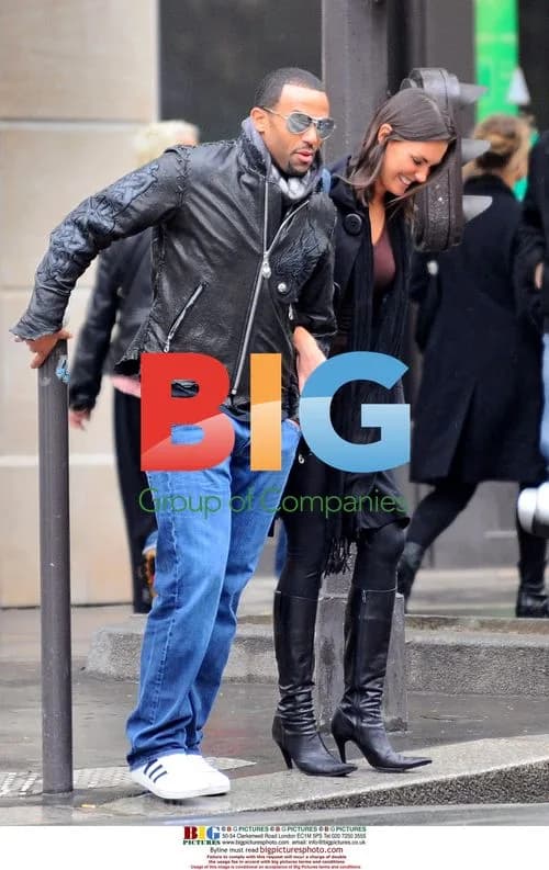 Craig David and girlfriend Francesca Neill in Paris