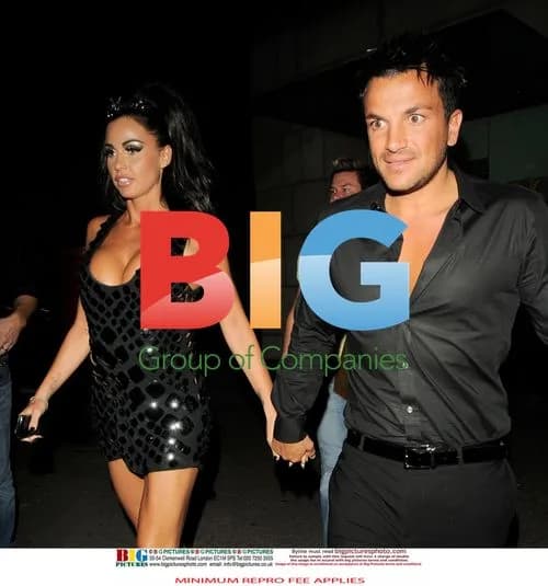 Katie Price and Peter Andre Leaving Nobu