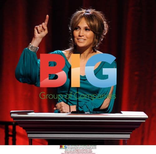 Jenifer Lopez speaks at Noche De Ninos benefit gala