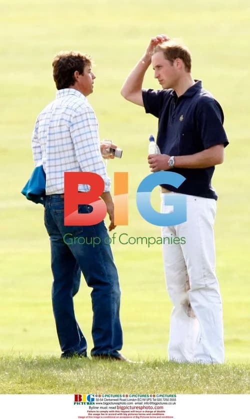 Prince William and Harry play polo, with Kate Middleton