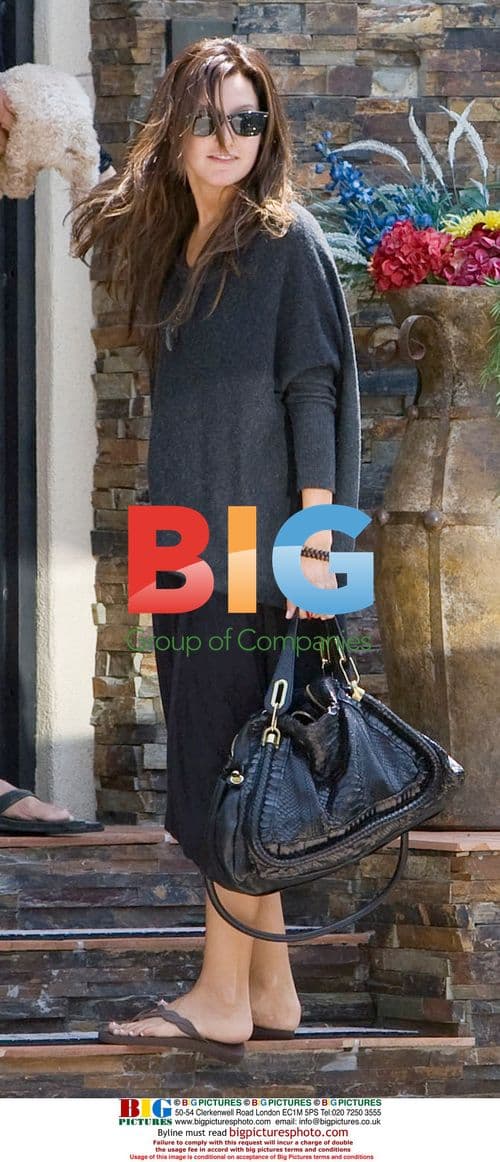 Ashley Tisdale and family at Mother's Day breakfast