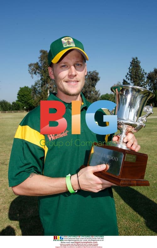 David Hoflin at Ashes' Cricket Match in LA