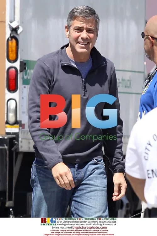 George Clooney filming 'Up In The Air' in Miami