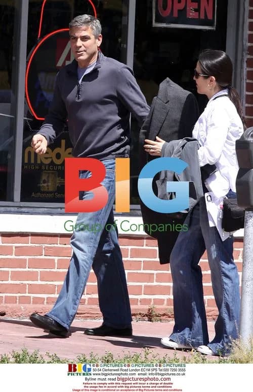 George Clooney on set of 'Up In The Air'