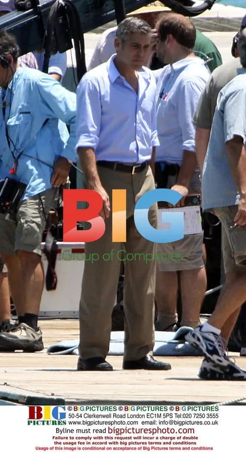 George Clooney on set of 'Up In The Air'