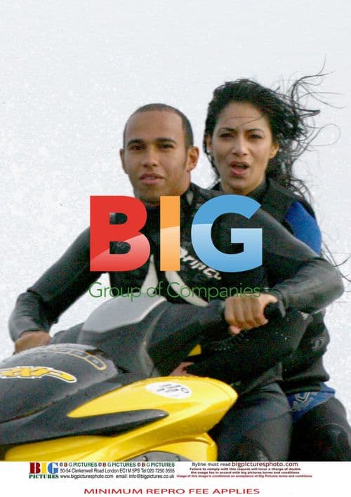 Lewis Hamilton and Nicole Scherzinger in Portofino