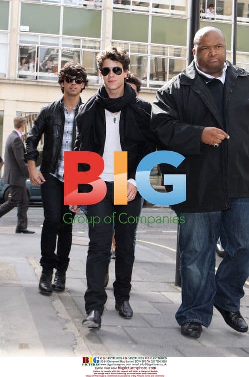 The Jonas Brothers Leaving Radio One Studios