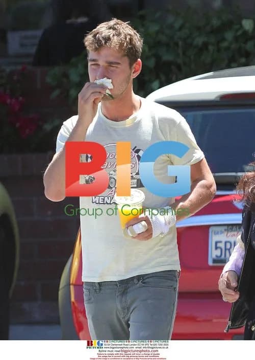 Shia LaBeouf and mom out shopping