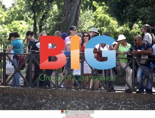 Bill Gates and Family in Rome