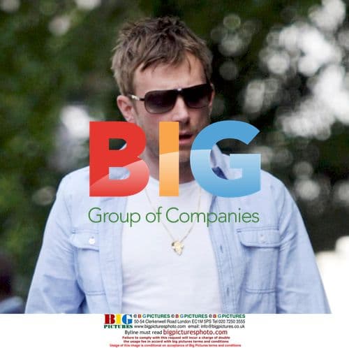 Damon Albarn spotted in Notting Hill