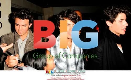 The Jonas Brothers Leaving Nobu in London