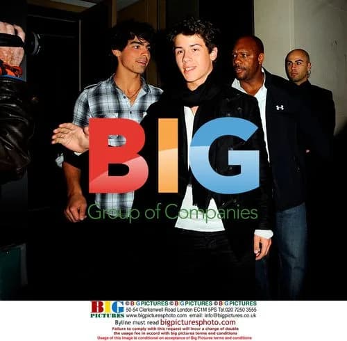 The Jonas Brothers leave Nobu Berkley in London