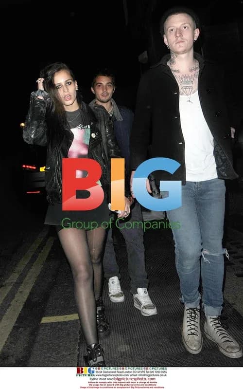 Supermodel Alice Dellal night out in London