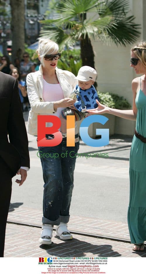 Gwen Stefani and son Zuma in LA
