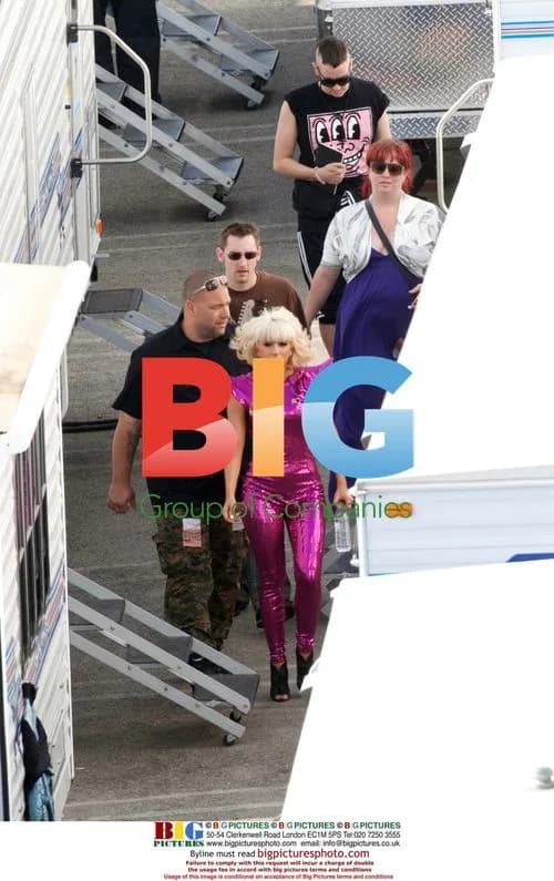 Lady Gaga leaves trailer for Dancing with the Stars