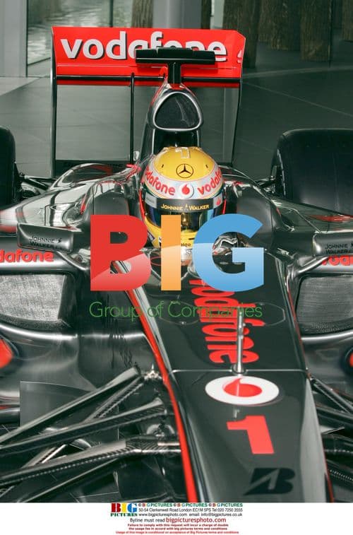 Lewis Hamilton unveils new McLaren Helmet