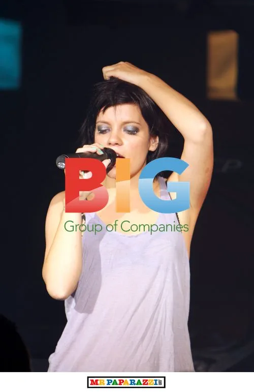 Lily Allen performs in London's West End