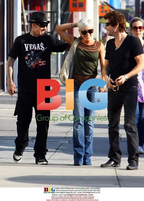Pink and Carey Hart Shopping and Dining