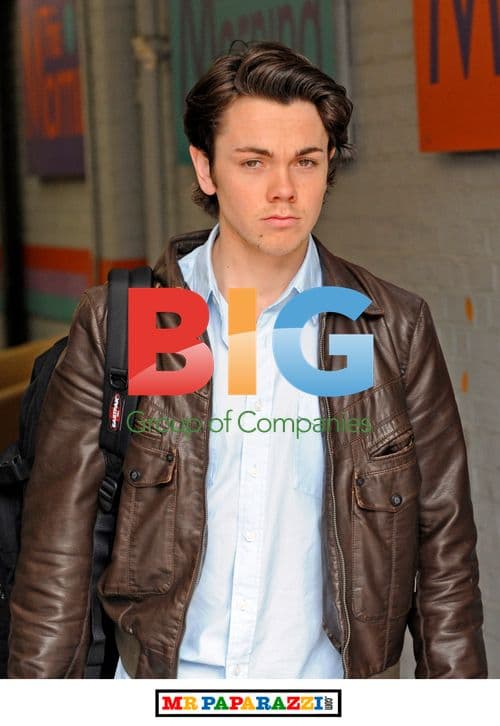 Ray Quinn and Emma Stephens outside This Morning studios