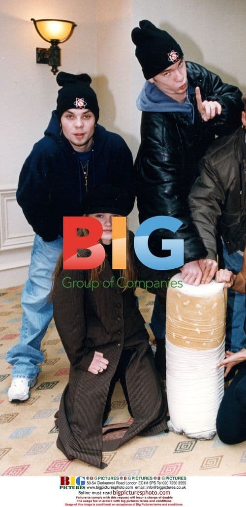 East 17 Members Pose for Photos