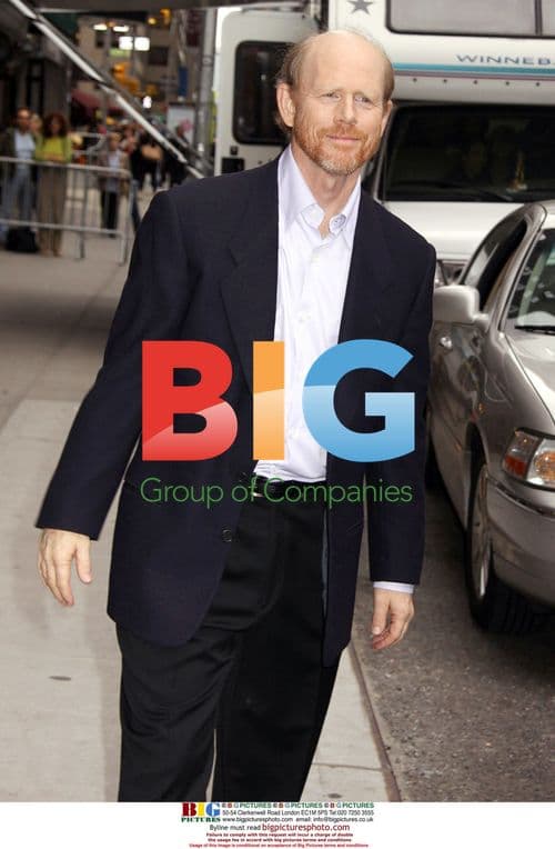 Actor Ron Howard arrives for 'The Late Show'