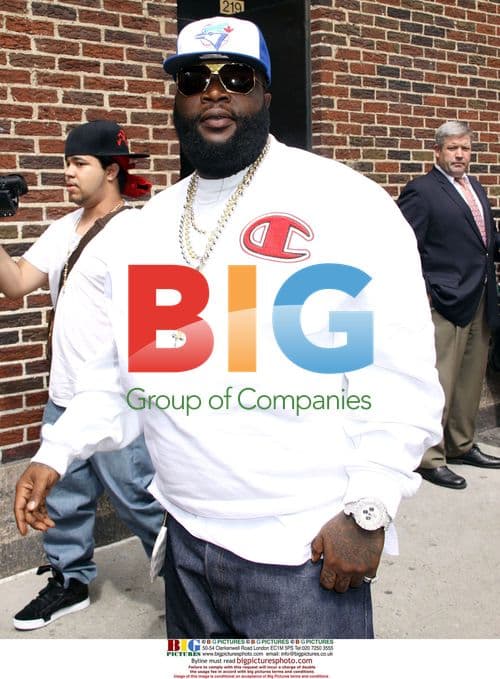 Actor Rick Ross Appears on Letterman