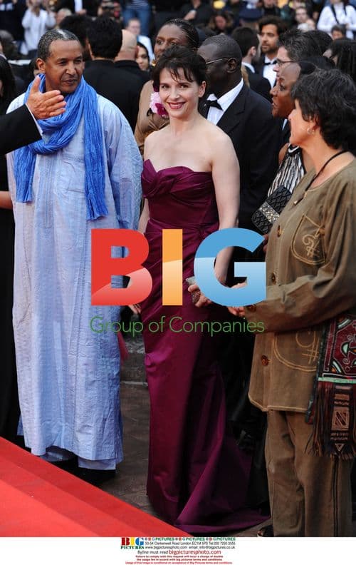 Juliette Binoche and Abderrahmane Sissako at "Bright Star" Premiere