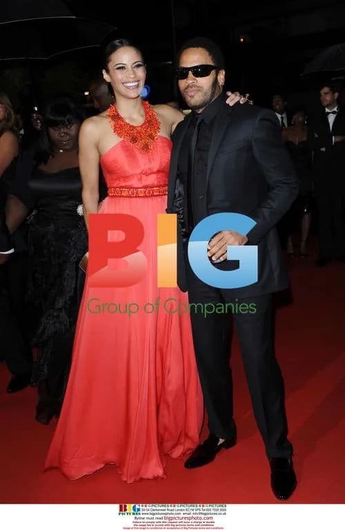 Lenny Kravitz and Paula Patton at "Precious" Premiere