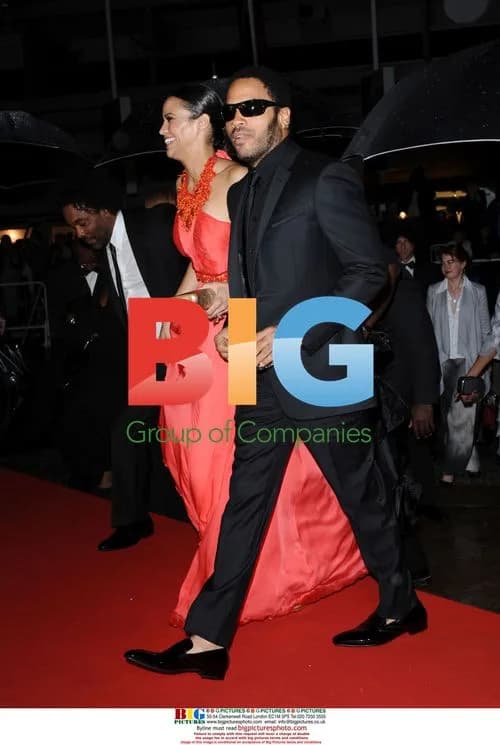 Lenny Kravitz and Paula Patton at "Precious" Premiere
