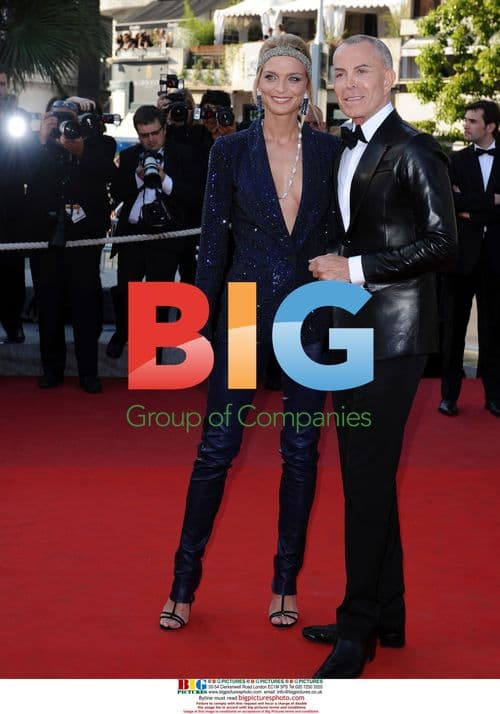 Sarah Marshall and Jean-Claude Jitrois at "A Prophet" Premiere