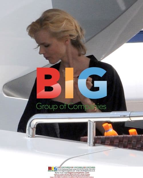 Supermodel Eva Herzigova with Gregorio Marsiaj