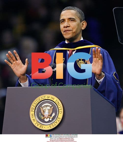 Obama receives honorary degree from Notre Dame