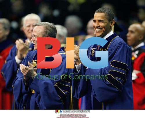 Obama awarded honorary law degree at Notre Dame