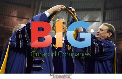 Obama receives honorary degree from Notre Dame